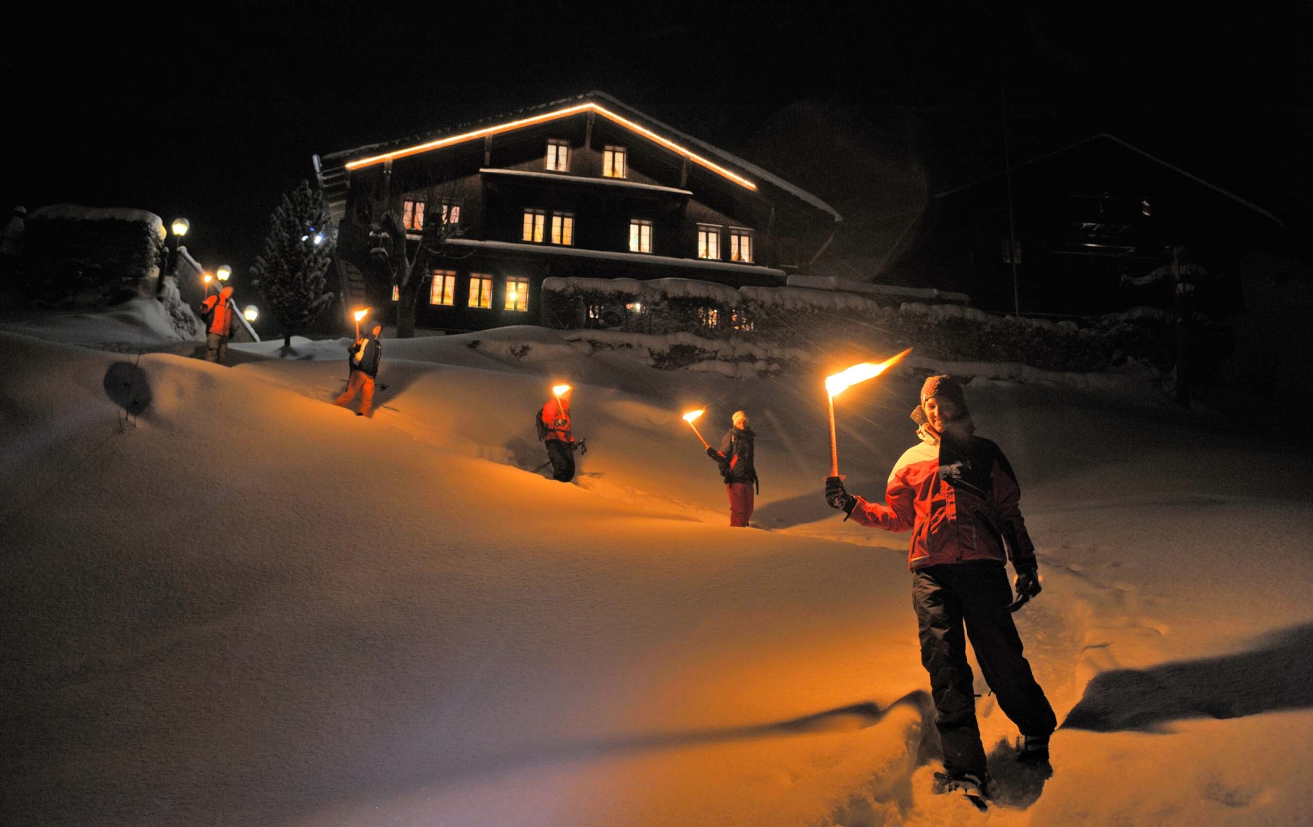 Fackelwanderung skischule engelberg titlis ag 01